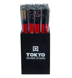 Tokyo Design Studio - Chopsticks Box Red 50 pair