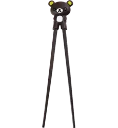 Tokyo Design Studio - Children Chopsticks Bear Dark Brown 22cm