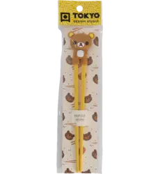 Tokyo Design Studio - Children Chopsticks Bear Light Brown 22cm
