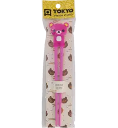 Tokyo Design Studio - Children Chopsticks Bear Pink 22cm