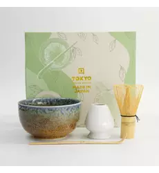 Tokyo Design Studio - Matcha Giftset Reef Blue 12.7x7cm 4pcs 1 set