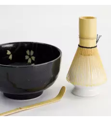 Tokyo Design Studio - Matcha Giftset Sakura Black 12.7x7cm 4pcs 1 set