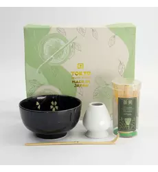 Tokyo Design Studio - Matcha Giftset Sakura Black 12.7x7cm 4pcs 1 set