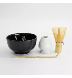 Tokyo Design Studio - Matcha Giftset Sakura Black 12.7x7cm 4pcs 1 set