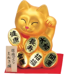 Tokyo Design Studio - Lucky Cat Gold 5.5cm