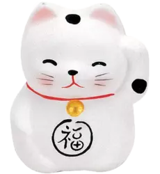 Tokyo Design Studio - Lucky Cat White 5.2cm