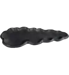 Tajimi Black Plate Cloud - 35.5x14.5x3cm