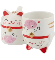 Tokyo Design Studio - Kawaii Mug Giftset Lucky Cat Pink 350ml