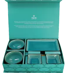 Tokyo Design Studio - Giftset Glassy Turquoise Blue