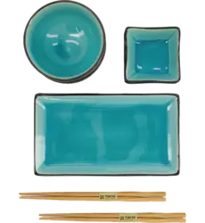 Tokyo Design Studio - Giftset Glassy Turquoise Blue