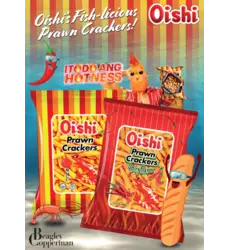 Poster - Oishi Prawn Crackers